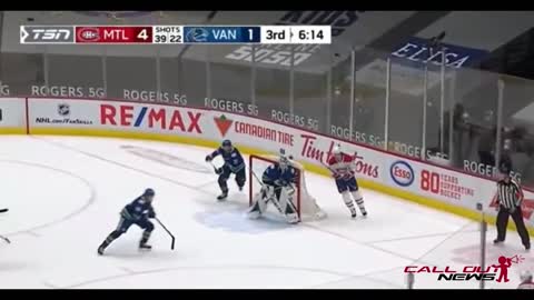 Vancouver Canucks vs Montreal Canadiens - March 10 2021 - Phillip Danault