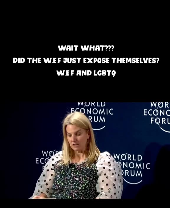 Did the WEF just expose themselves and the corrupt Media