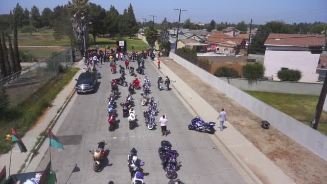 Row Of Motorcycles