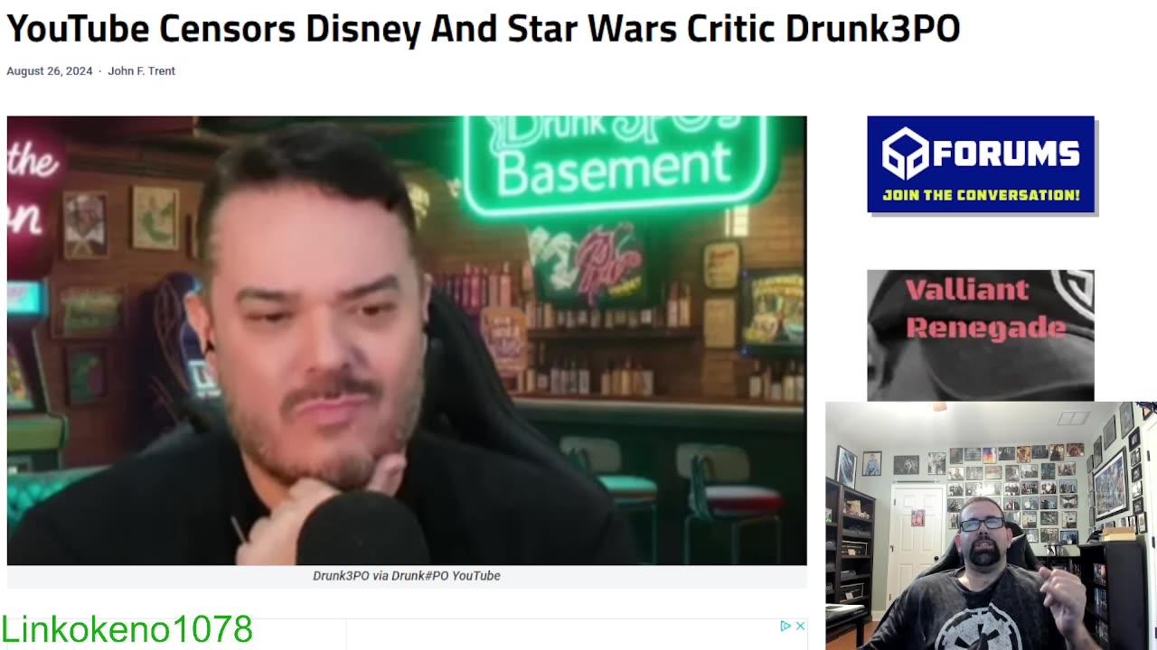 YouTube mistakenly censored Drunk3PO