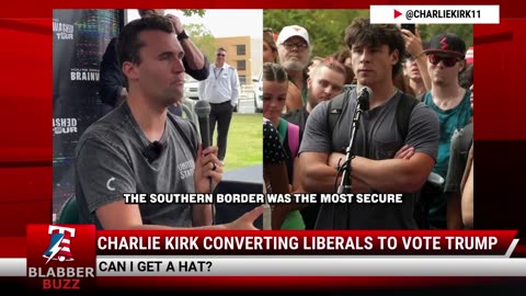 Charlie Kirk Converting Liberals To Vote Trump