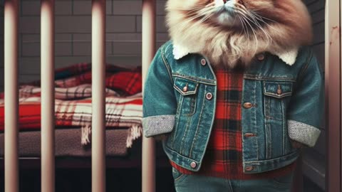 The story of a cat who committed a crime and was imprisoned and then married