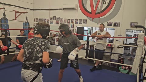 Joey sparring Jimmy 2 8/29/24