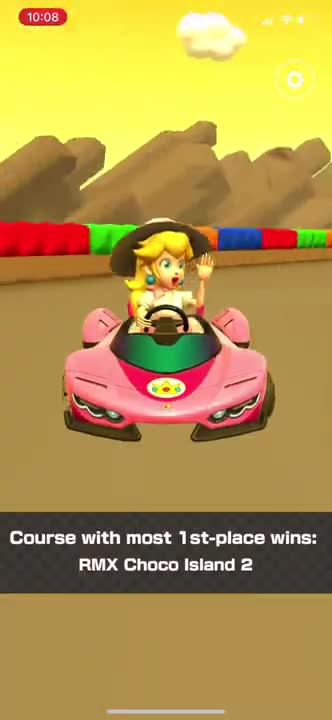 Mario Kart Tour - Cups All Cleared Animation (Peach vs. Daisy Tour)