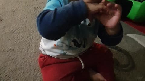 Baby can't stop laughing 1 minutes 13 seconds baby funny video