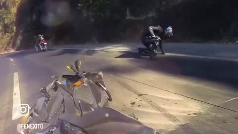Spectacular crash