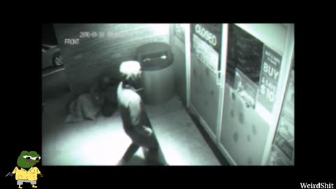 Man Caught In CCTV Going Through All..Can Be A Time Traveler Or Someone From Another Dimension?