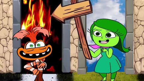 POV Disgust decides the destinies | Inside Out 2 #animation