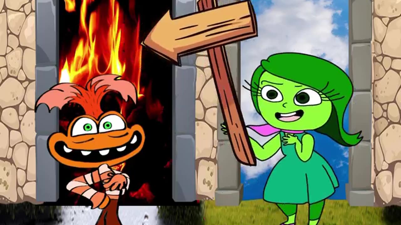 POV Disgust decides the destinies | Inside Out 2 #animation