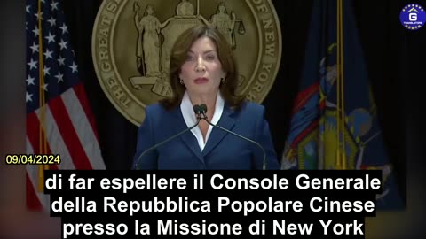 【IT】La governatrice di New York Kathy Hochul: Richiesta di espulsione del console generale cinese a New York