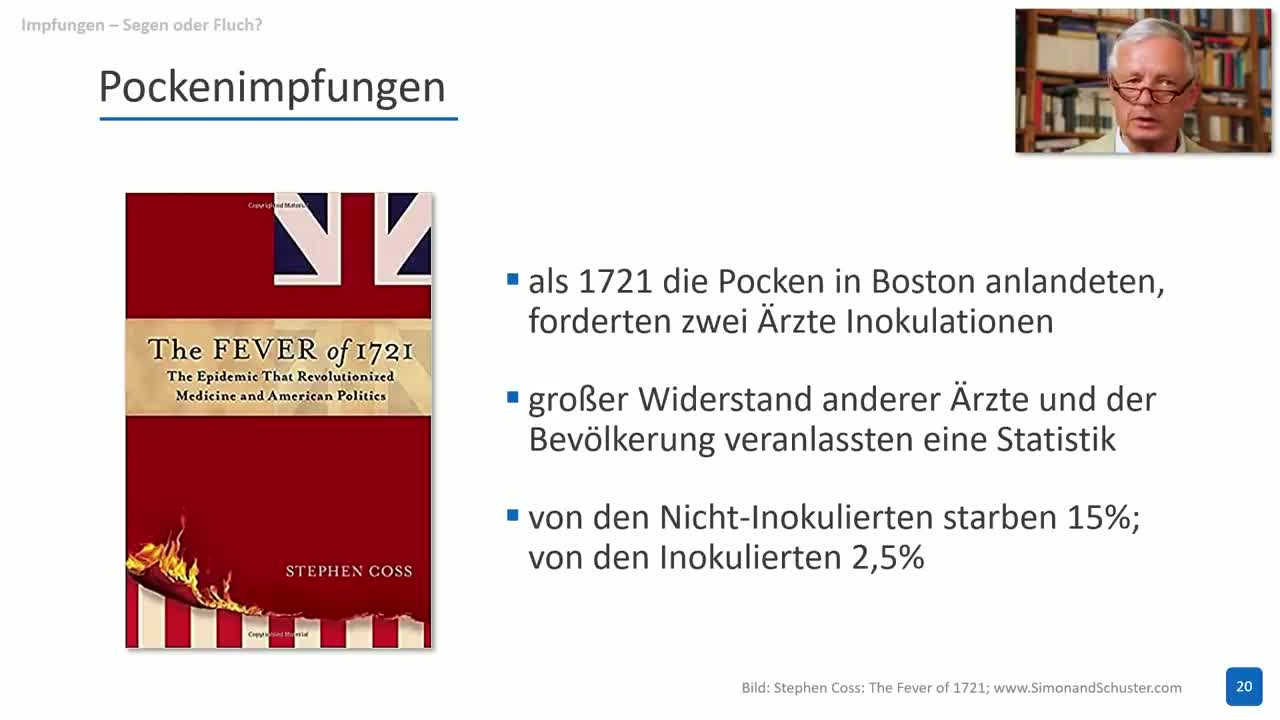 Professor analysiert kritisch die Geschichte der Impfungen