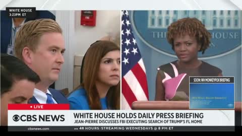 Doocy absolutely DESTROYS Jean-Pierre after shocking Trump raid!!