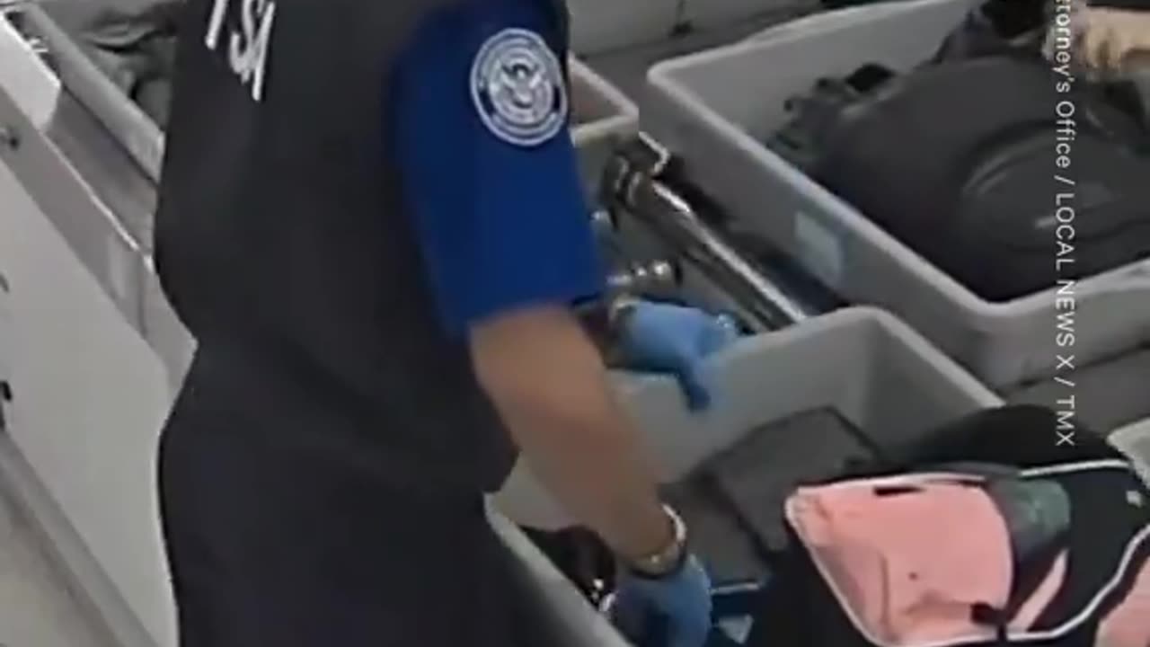 TSA Agent Caught ON CAMERA Stealing From Passenger's Bag