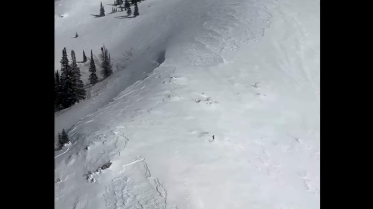 Helicopter finds bigfoot snowtracks