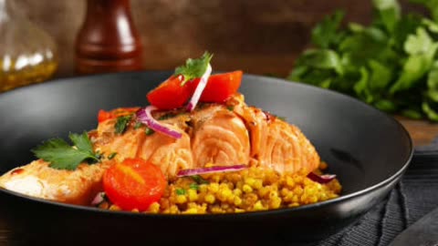 Moroccan Salmon with Chermola and Roasted Sweet Potatoes: A Flavor Explosion!
