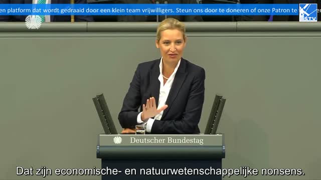 Alice Weidel KNALLT Merkel over absurde klimaatplannen