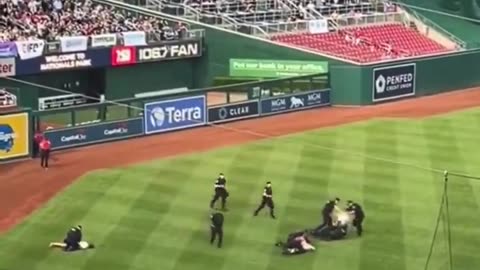 Climate Cultists Rush Field at Congressional Baseball Game for Their Boogeyman Gods