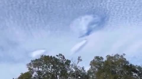 man presents a video of a solar engineering project aimed at blocking out the sun