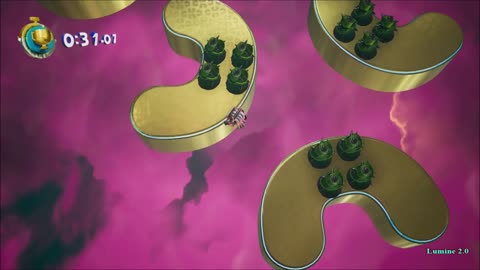 Sackboy A Big Adventure (PS4) (63) Knitted Knight Trial 12 - Spinning Class (Gold)