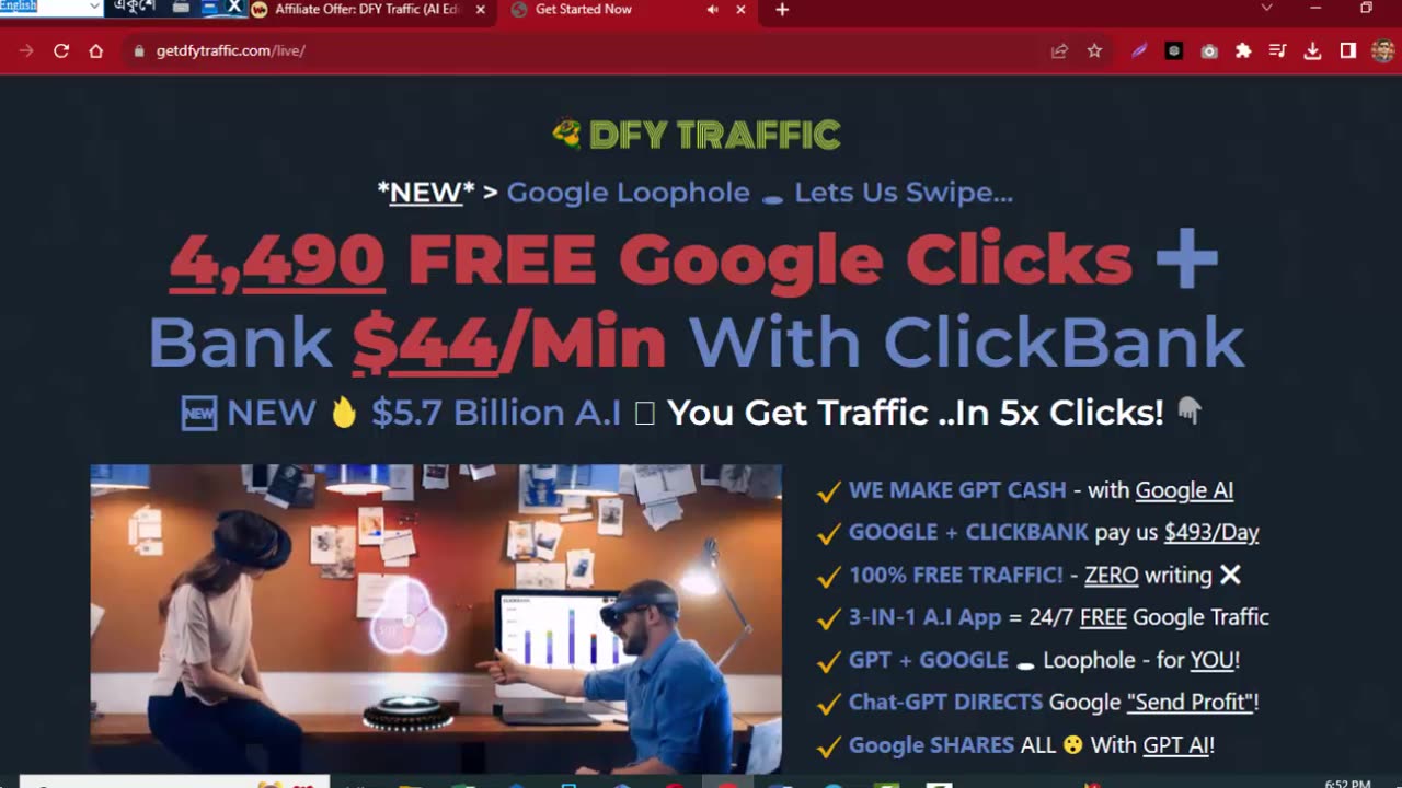 DFY Traffic (AI Edition)- make money registration free