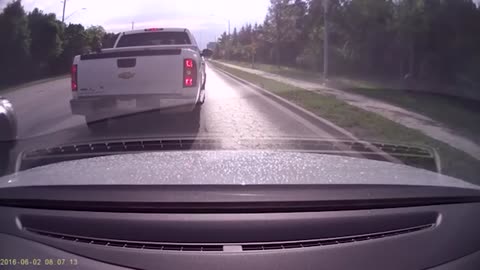 Instant Karma Caught On Camera