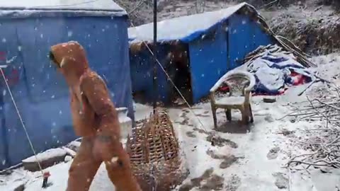 Best Life in The Nepali Himalayan Village During The Winter । Documentary Video Snowfall Time