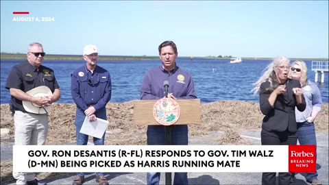BRUTAL: DeSantis Absolutely Torches Selection Of Tim Walz As Kamala Harris's Running Mate