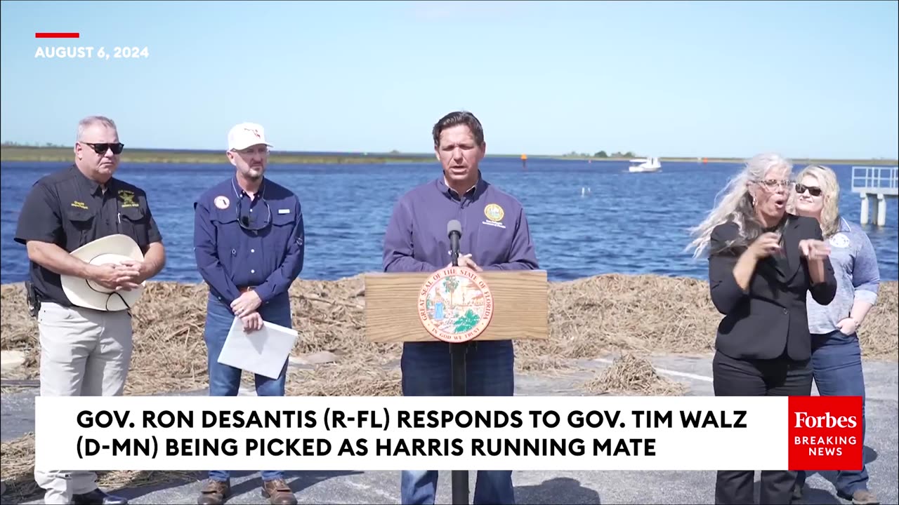 BRUTAL: DeSantis Absolutely Torches Selection Of Tim Walz As Kamala Harris's Running Mate