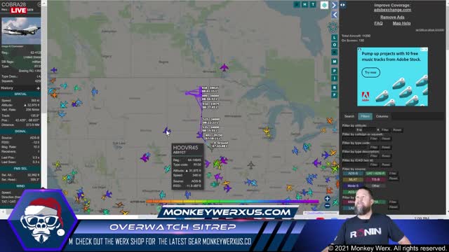Monkeywerx - SitRep -Fighters and Subhunters off East Coast- 12-10-21