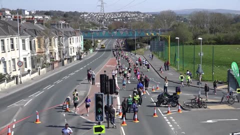 Plymouth Half Marathon 19th April 2015 Part 2. Ocean City.