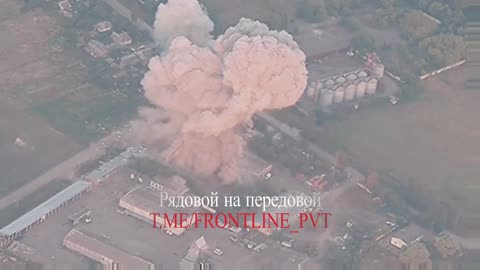 Russian FAB-250 hits Ukrainian ammo depot in Kupiansk
