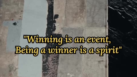 Winning is a moment; #WinnerSpirit is enduring.