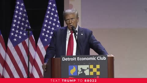 President Donald Trump: I am telling you right now, standing here