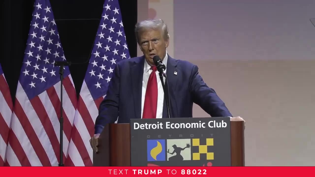 President Donald Trump: I am telling you right now, standing here