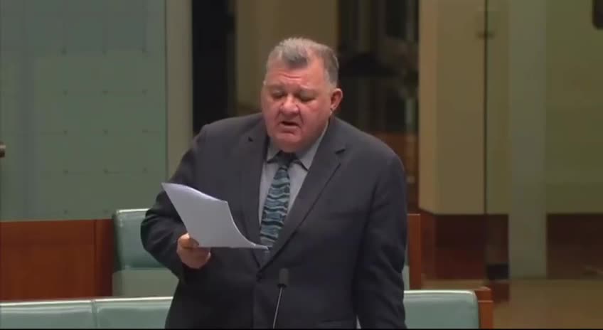 Australian politician drops Ivermectin truth bombs in parliament.