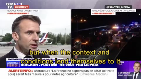 Macron wants to talk to Putin later, but first Ukraine needs to be equipped and allowed to resist