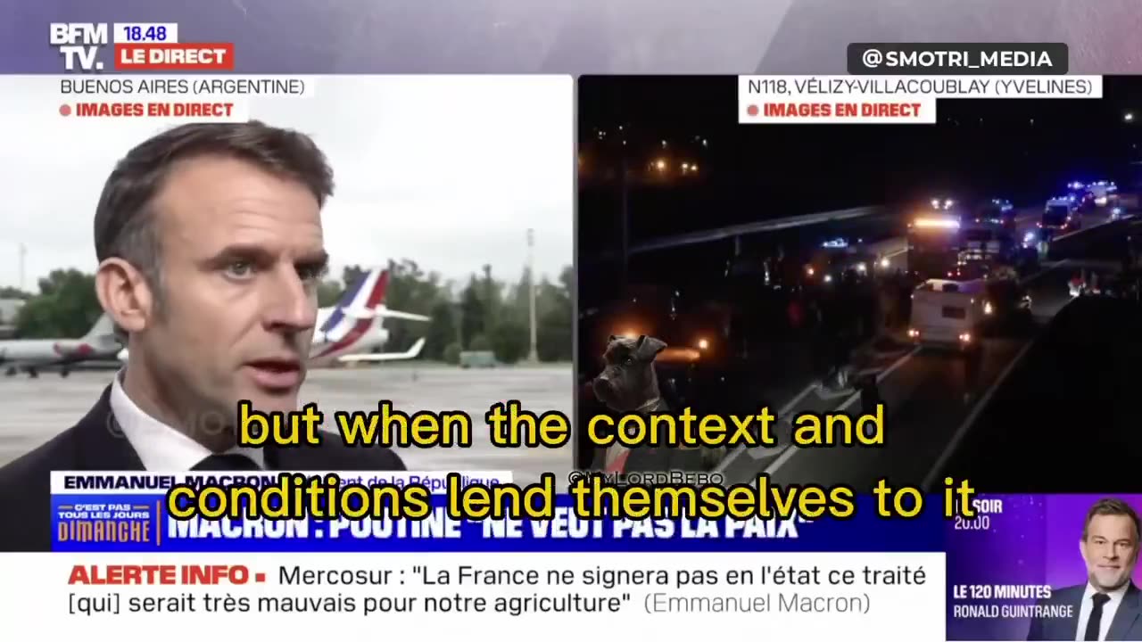 Macron wants to talk to Putin later, but first Ukraine needs to be equipped and allowed to resist