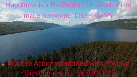 Happiness is a By-Product of efforts to...