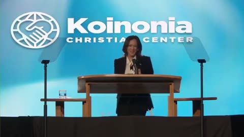 Kamala is pandering again: "Joy cometh in the mornin'! HA HA HA HA!"