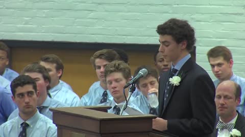 Footage released of Luigi Mangione giving his valedictorian speech at Gilman School in 2016