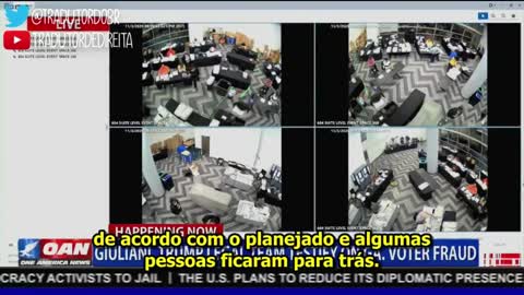 Game over Biden!! Fraude gravada em sala de contagem de votos na Georgia EUA