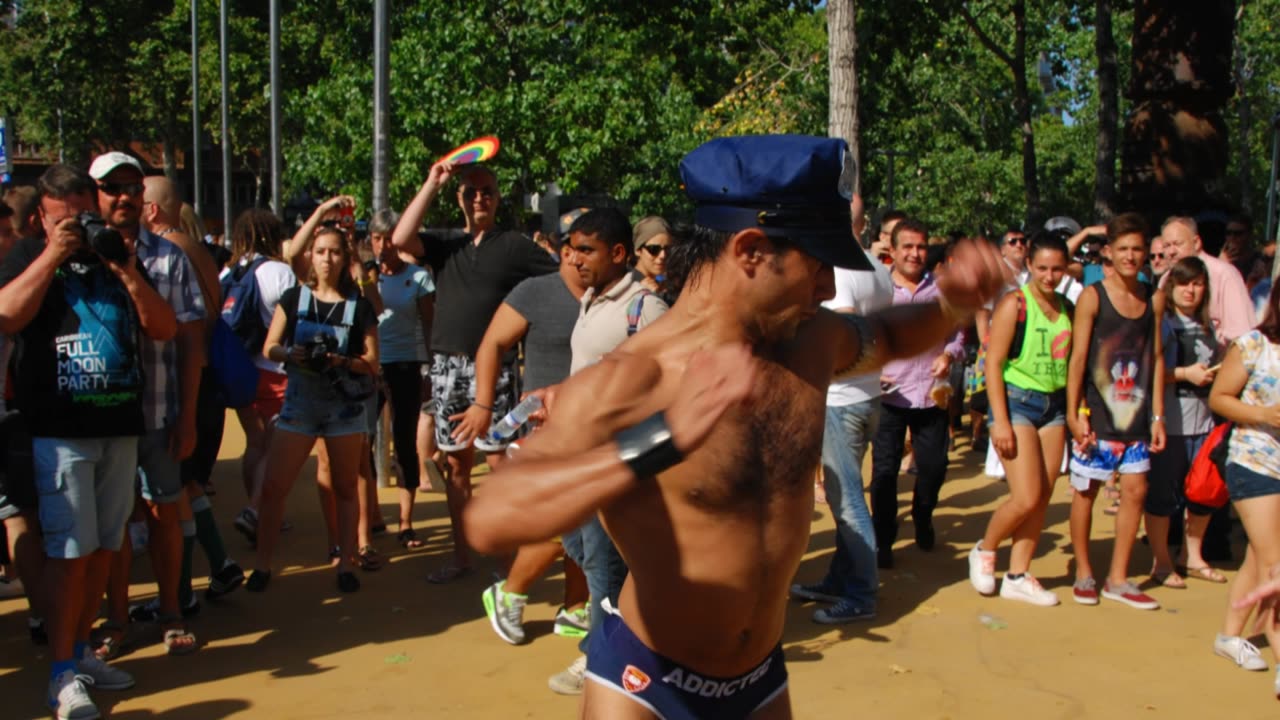 Barcelona Spain Gay LGBTQIA+ Pride 2015.Graffiti art 2015 Part 2