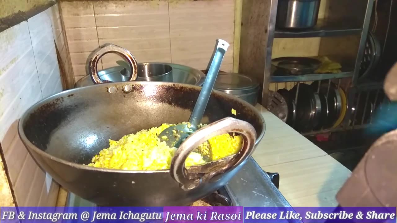 Fried Rice with munga, Fried Rice kaise banaye, Bhunja Chawal kaise banaye