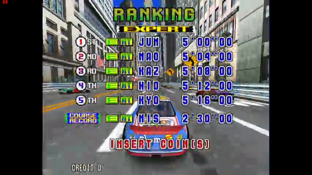 DAYTONA USA 2 • Battle on the Edge (attract mode) [Sega, 1998]