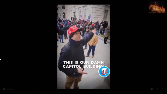 J6, Patriot tells cops "call for backup"