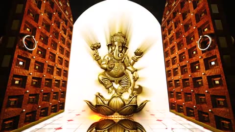 Ganapati in a Temple