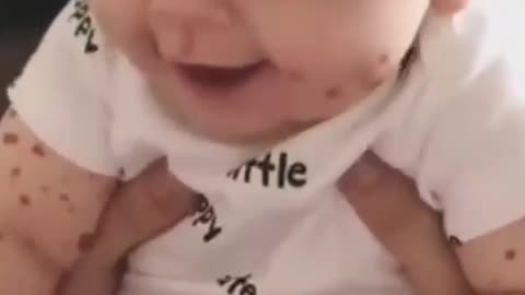 Newborn baby's cutest millions smile ♥️