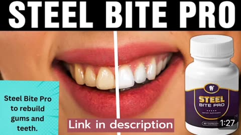 STEEL BITE PRO. SMILING TEETH