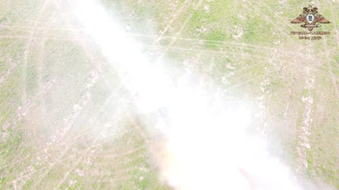 100 brigade destroys enemy targets in Nevelskoye from rocket and barrel artillery.