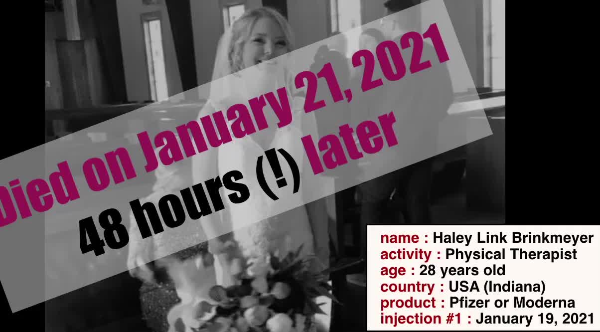 Names & dates of people who have died from the DEATH VAX